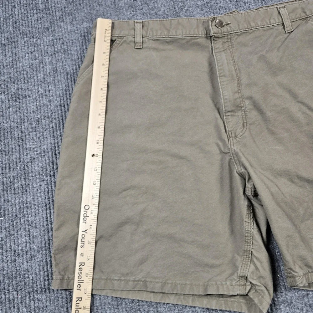 Carhartt Shorts Mens 42 Khaki Work Utility Carpenter B144 LBR Cotton‎ 40x7